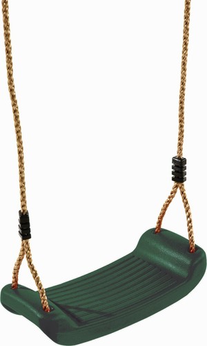 Green garden plastic swing - garden,