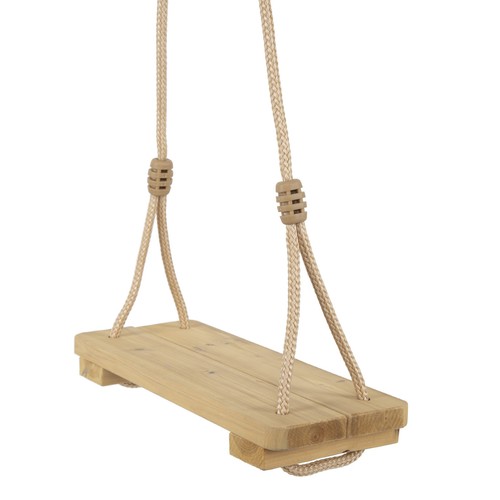 Wood tree swing seat - wood,