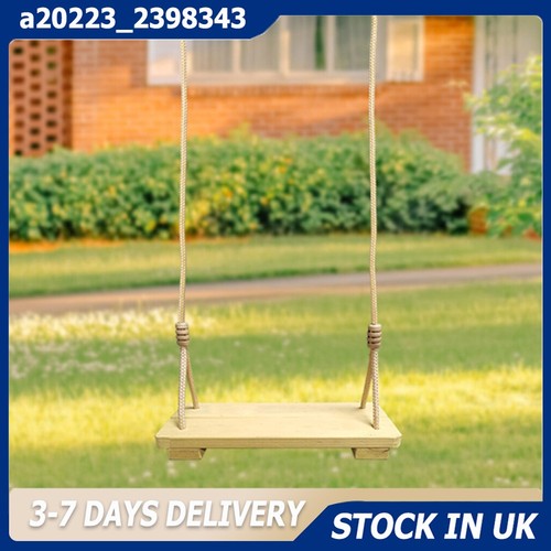 Wooden swing seat hanging wood - wooden,