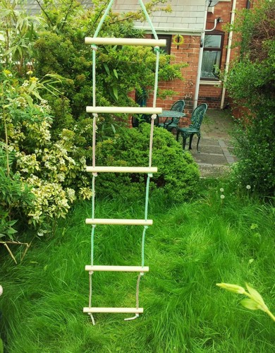New wooden rope ladder - rope, swing