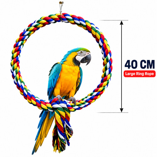 Large 40cm coloured rope - 40cm,